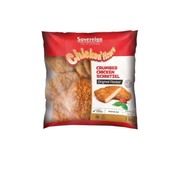 Chicken Schnitzel Crumb Sovereign 1kg 8s