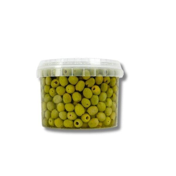 Olives Green Pitted Bucket 3kg (1.5kg nett)