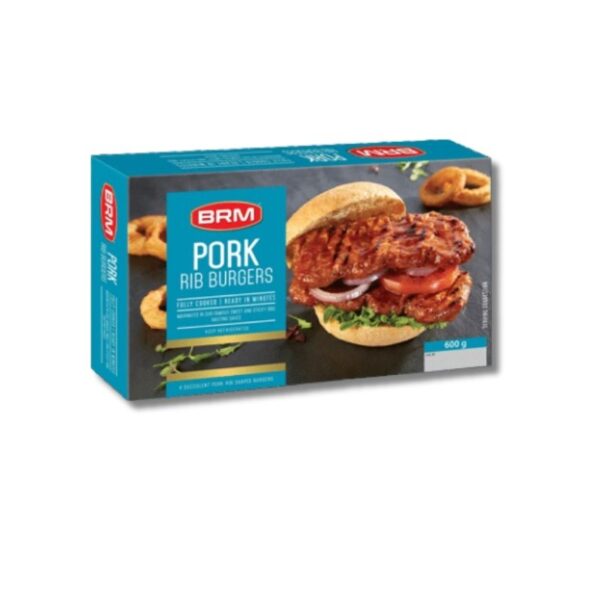 PORK RIB BURGERS PER PACK +- 600G