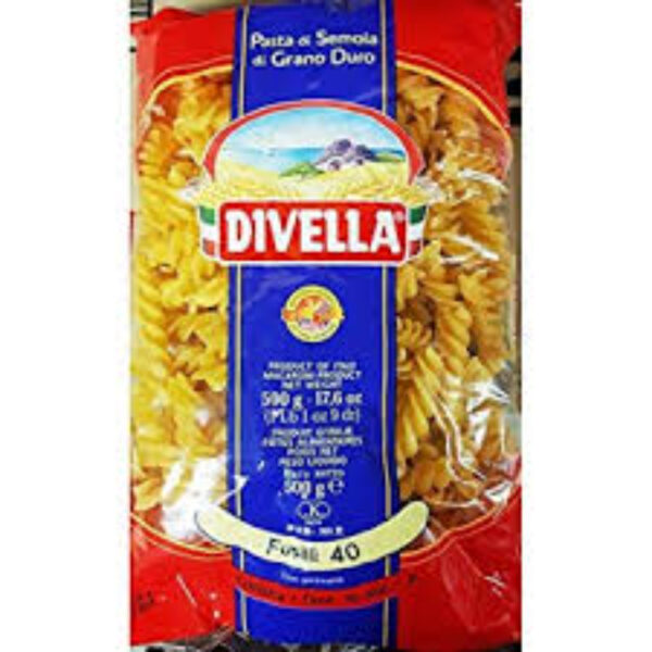 Pasta Divella Fusilli #40 500g