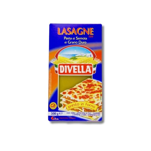 Pasta Divella Lasagne Egg #108Y 500g