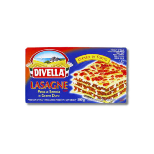 Pasta Divella Lasagne No Egg 109-500g