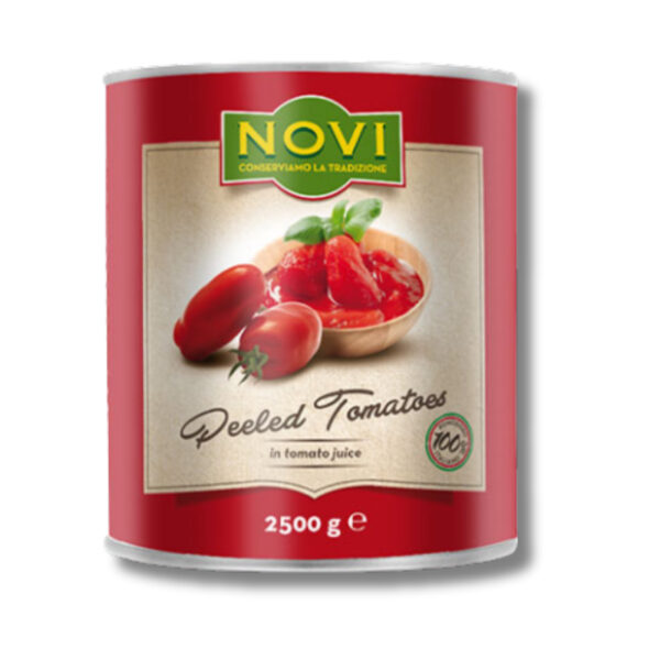 Tomato Whole Peeled 2.5kg Novi